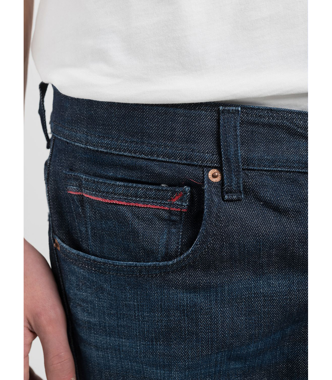 ストレートフィットGROVER Rロゴデニム 詳細画像 ダークブルー 8